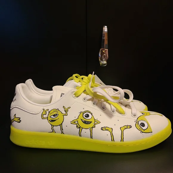 adidas gazelle silver green womens Adidas Stan Smith Monsters Inc. Mike Wazowski main image 0